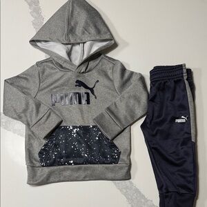 Puma Gray and Navy Set